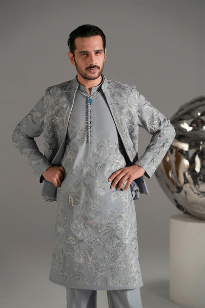 Republic By Omar Farooq | Luxury Rtw | 'Nilam' Kurta Pajama -  Republic by Omar Farooq Luxury RTW - Original Designer Dress - House of Maryam