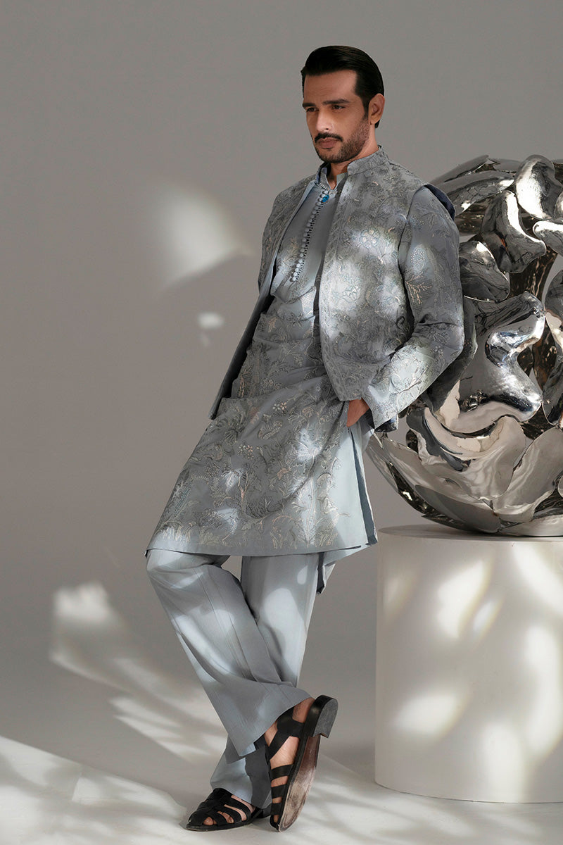 Republic By Omar Farooq | Luxury Rtw | 'Nilam' Waistcoat -  Republic by Omar Farooq Luxury RTW - Original Designer Dress - House of Maryam