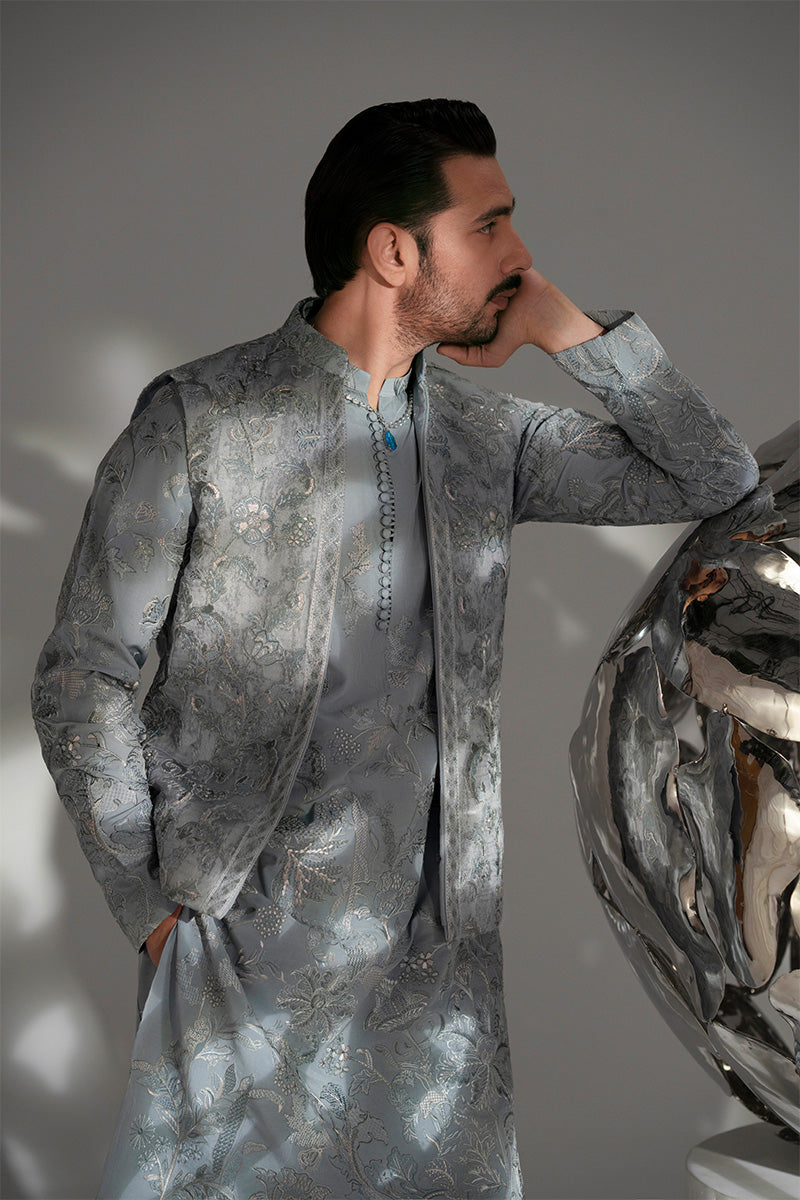 Republic By Omar Farooq | Luxury Rtw | 'Nilam' Waistcoat -  Republic by Omar Farooq Luxury RTW - Original Designer Dress - House of Maryam