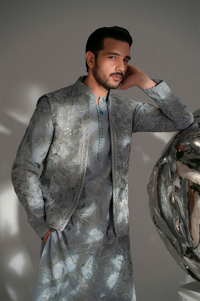 Republic By Omar Farooq | Luxury Rtw | 'Nilam' Waistcoat -  Republic by Omar Farooq Luxury RTW - Original Designer Dress - House of Maryam