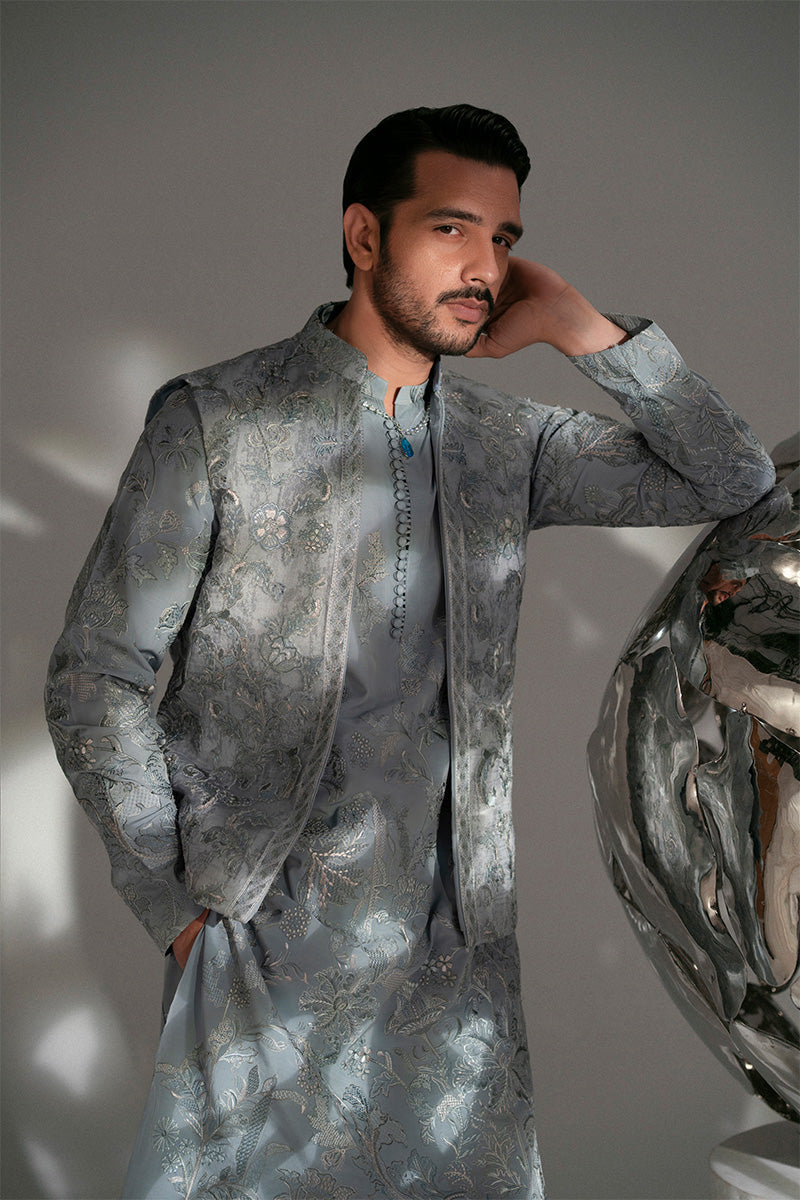Republic By Omar Farooq | Luxury Rtw | 'Nilam' Waistcoat -  Republic by Omar Farooq Luxury RTW - Original Designer Dress - House of Maryam