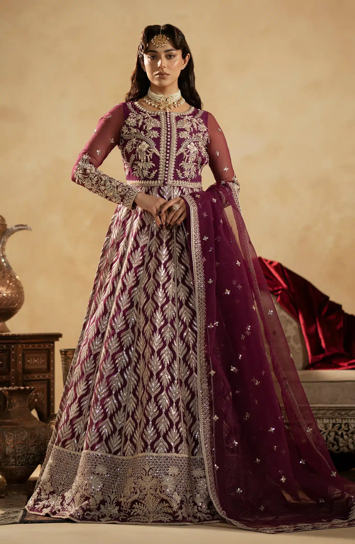 Maryum N Maria | Zamani Beghum Formals 23 | Ametyst-(MW23-512) -  Maryum N Maria Bridal - Original Designer Dress - House of Maryam