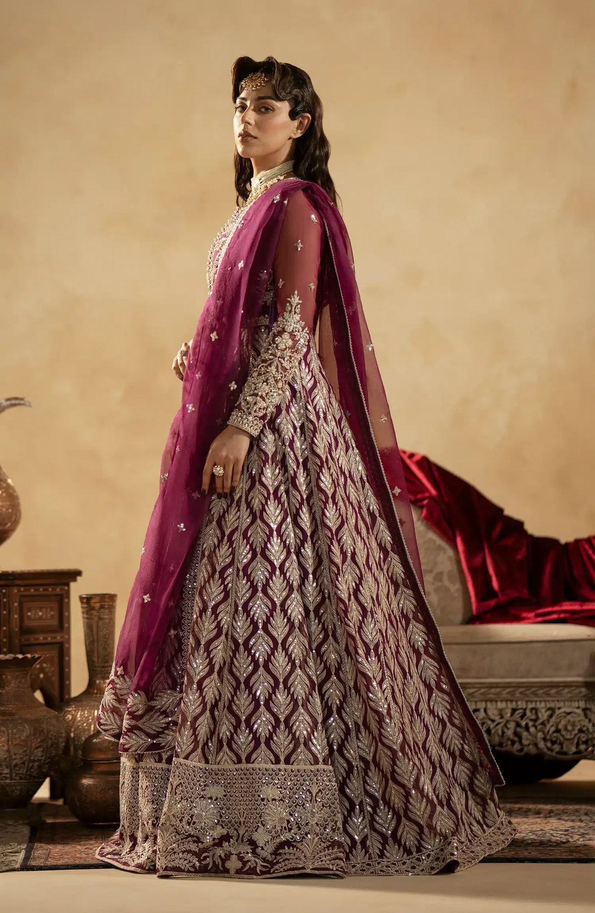 Maryum N Maria | Zamani Beghum Formals 23 | Ametyst-(MW23-512) -  Maryum N Maria Bridal - Original Designer Dress - House of Maryam