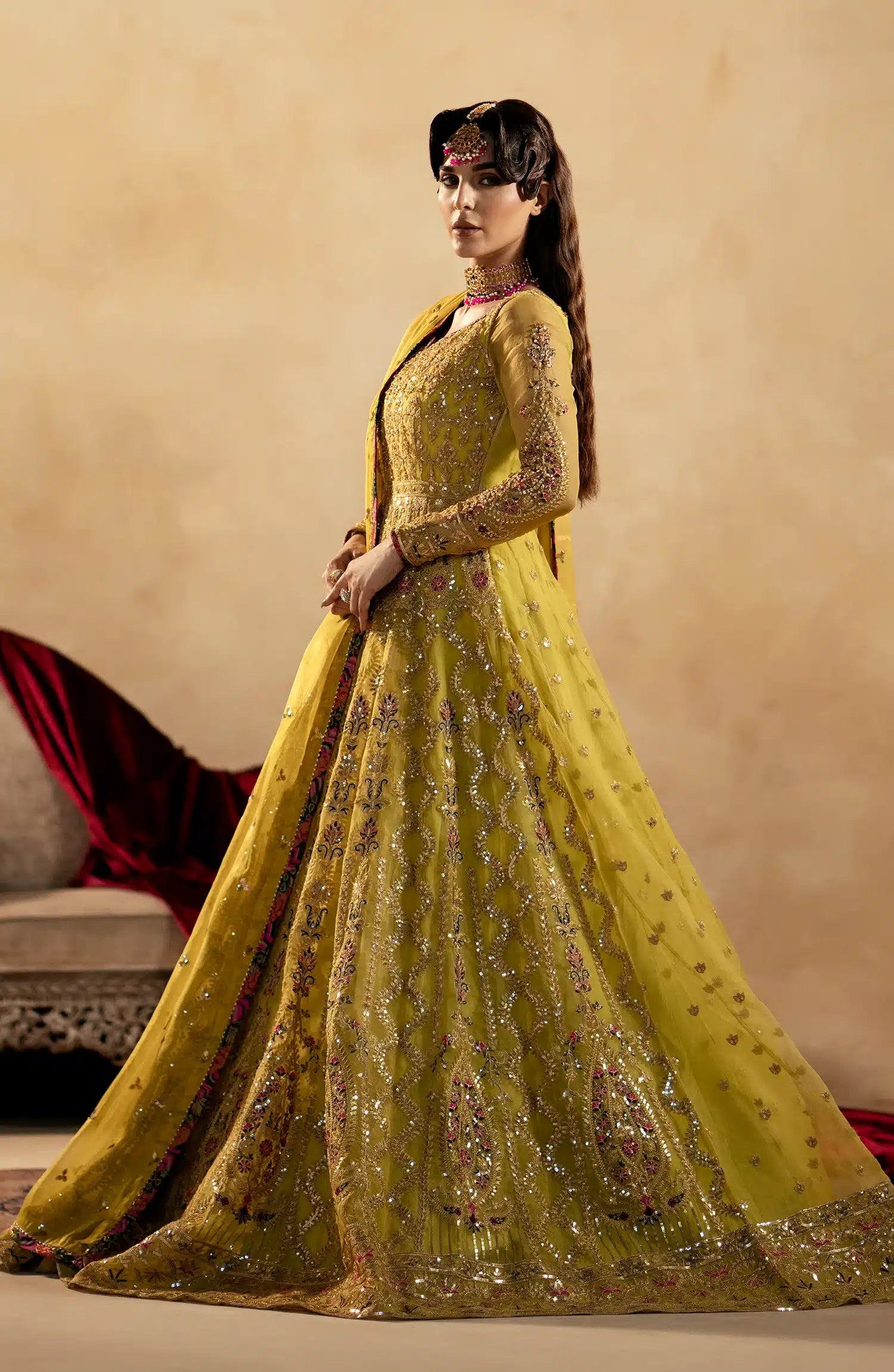 Maryum N Maria | Zamani Beghum Formals 23 | Peridot-(MW23-511)