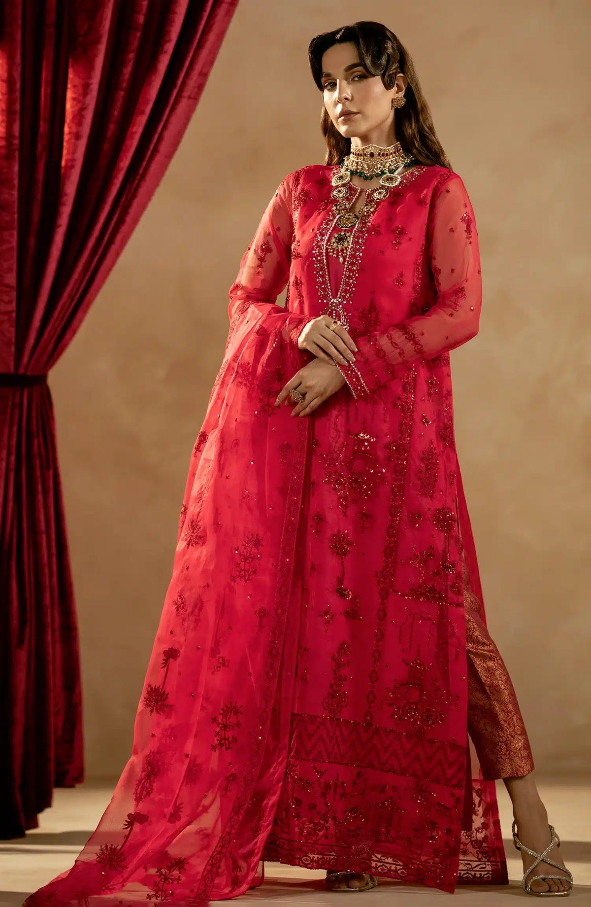 Maryum N Maria | Zamani Beghum Formals 23 | Tourmaline-(MW23-513) -  Maryum N Maria Formal - Original Designer Dress - House of Maryam