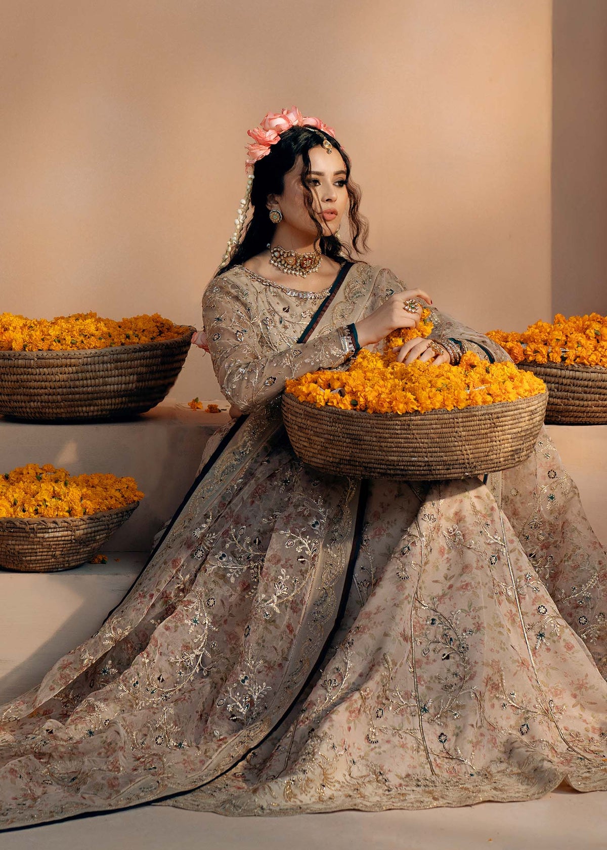 Fozia Khalid | Chamakh Dhamakh Wedding Festivity | Rasam -  Fozia Khalid Ladies Clothes - Original Designer Dress - House of Maryam