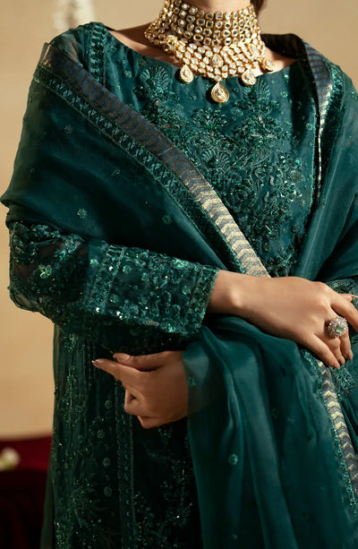 Maryum N Maria | Zamani Beghum Formals 23 | Emerald-(MW23-516) -  Maryum N Maria Bridal - Original Designer Dress - House of Maryam