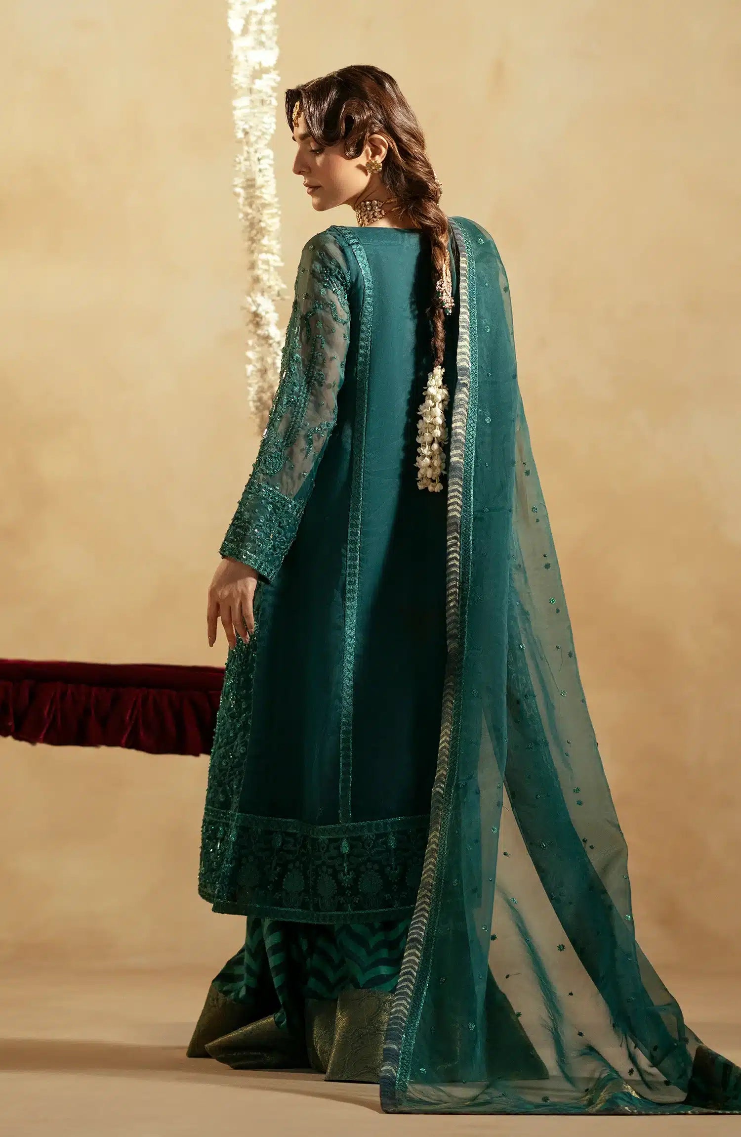 Maryum N Maria | Zamani Beghum Formals 23 | Emerald-(MW23-516)