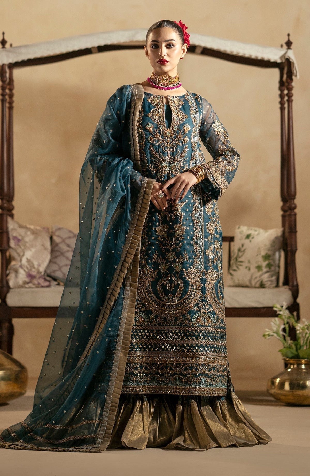 Maryum N Maria | Zamani Beghum Formals 23 | Zircon-(MW23-514) -  Maryum N Maria Bridal - Original Designer Dress - House of Maryam