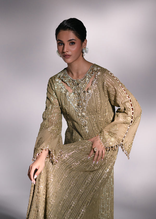 Mehak Yaqoob | Enchante The Luxe Edit | Peridot -  Mehak Yaqoob Ladies Clothes - Original Designer Dress - House of Maryam