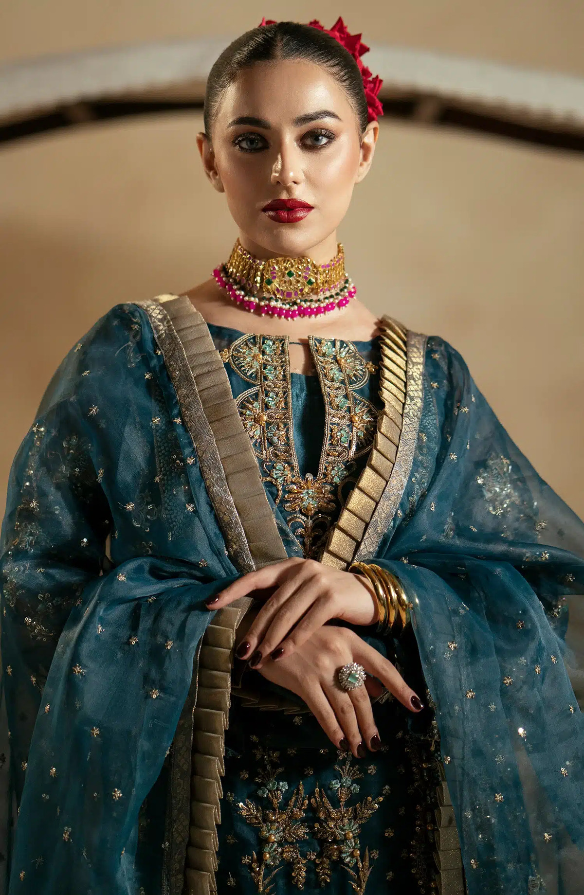 Maryum N Maria | Zamani Beghum Formals 23 | Zircon-(MW23-514) -  Maryum N Maria Bridal - Original Designer Dress - House of Maryam