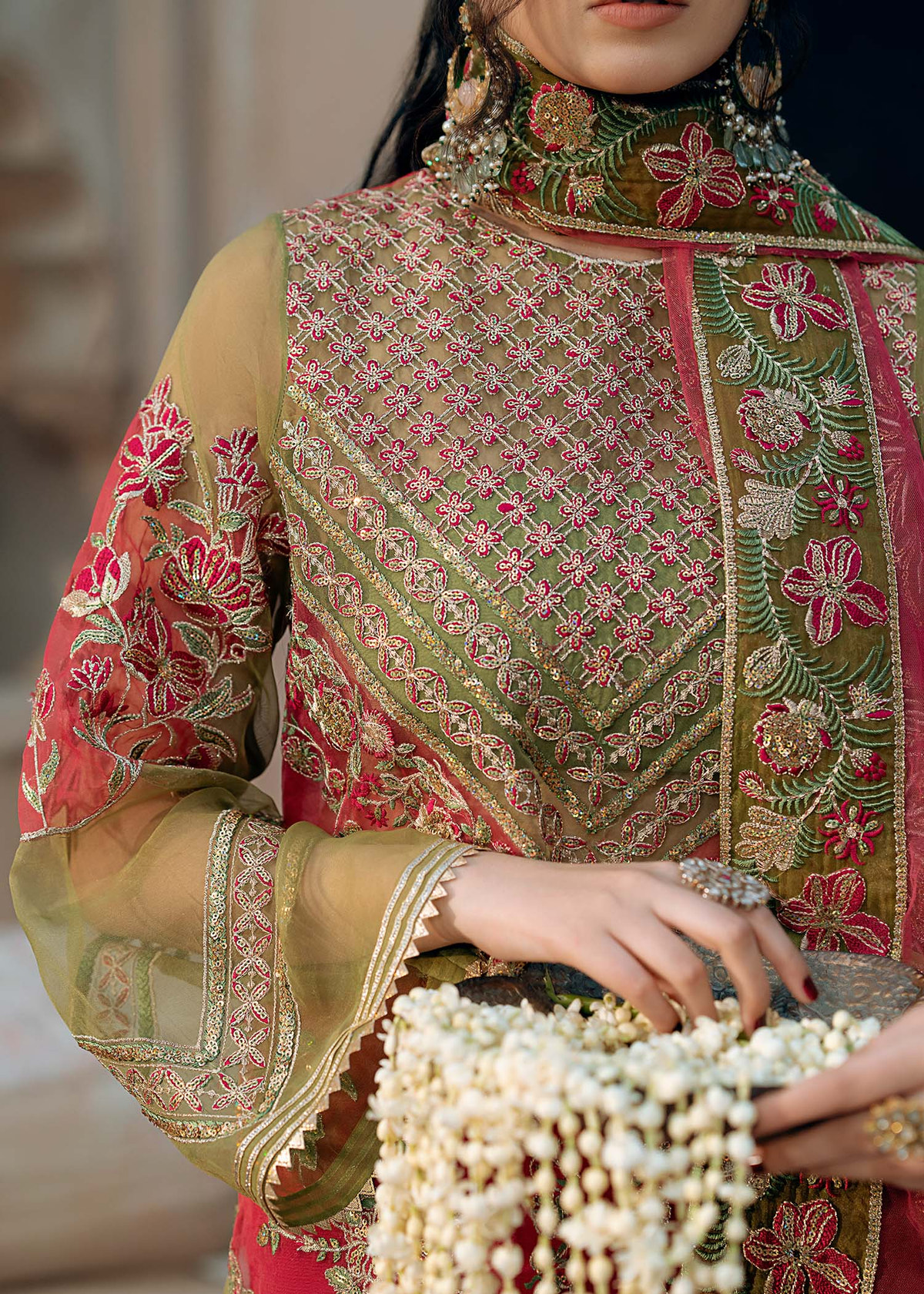 Fozia Khalid | Chamakh Dhamakh Wedding Festivity | Doli -  Fozia Khalid Ladies Clothes - Original Designer Dress - House of Maryam