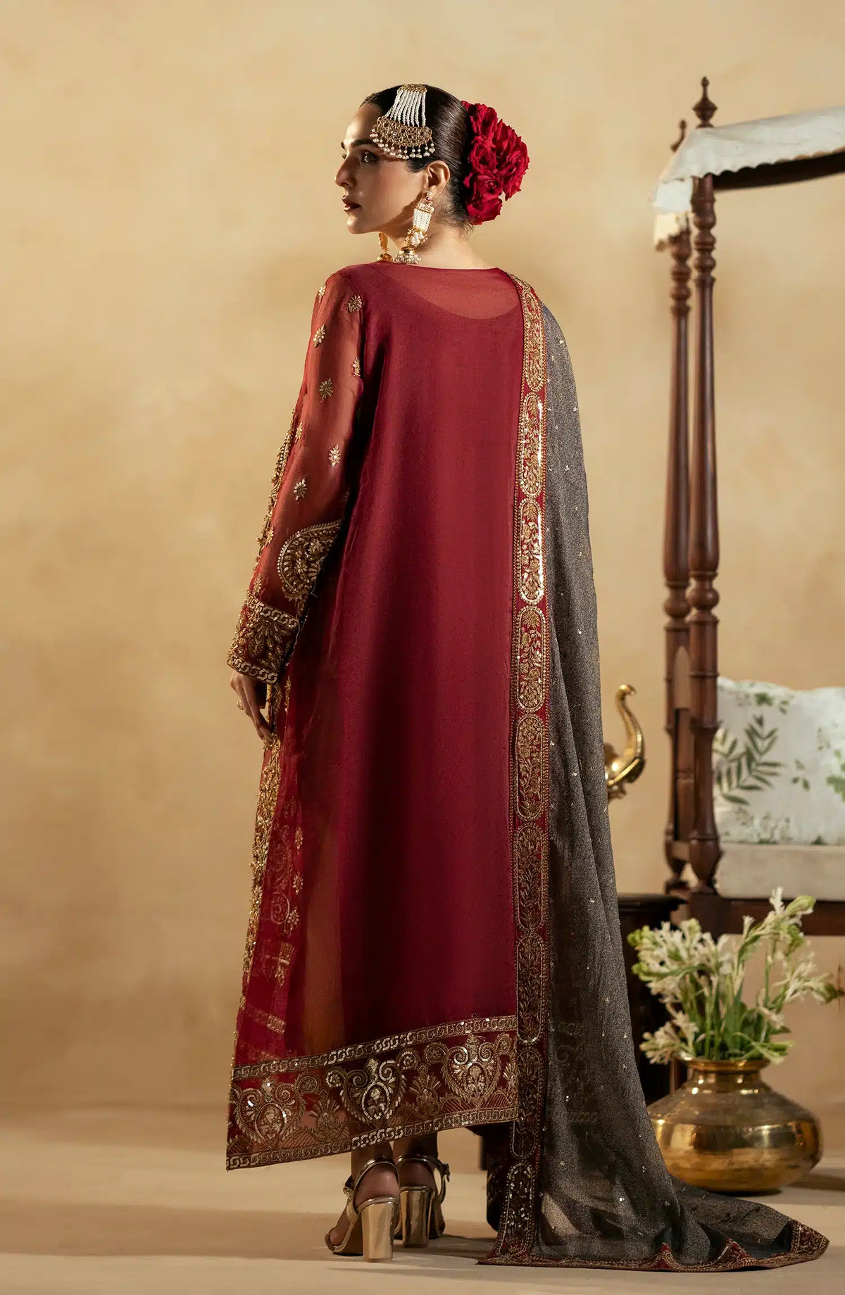Maryum N Maria | Zamani Beghum Formals 23 | Ruby-(MW23-517) -  Maryum N Maria Bridal - Original Designer Dress - House of Maryam