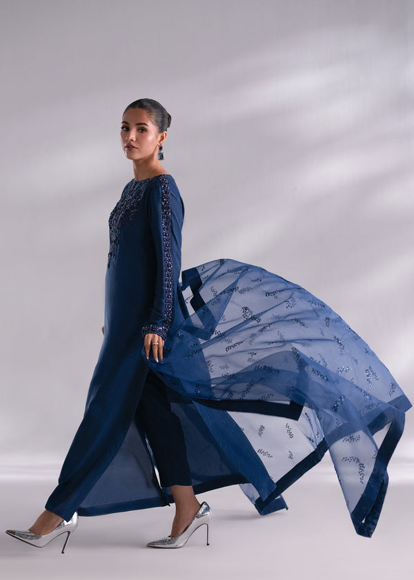 Mehak Yaqoob | Enchante The Luxe Edit | Sapphire -  Mehak Yaqoob Ladies Clothes - Original Designer Dress - House of Maryam