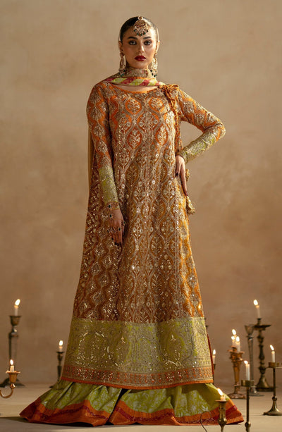 Maryum N Maria | Zamani Beghum Formals 23 | Citrine-(MW23-515) -  Maryum N Maria Bridal - Original Designer Dress - House of Maryam