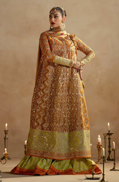 Maryum N Maria | Zamani Beghum Formals 23 | Citrine-(MW23-515) -  Maryum N Maria Bridal - Original Designer Dress - House of Maryam