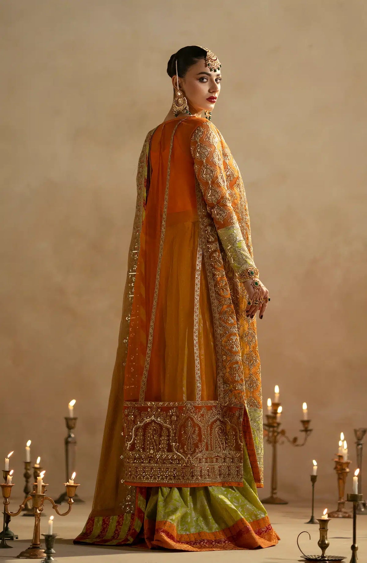 Maryum N Maria | Zamani Beghum Formals 23 | Citrine-(MW23-515) -  Maryum N Maria Bridal - Original Designer Dress - House of Maryam