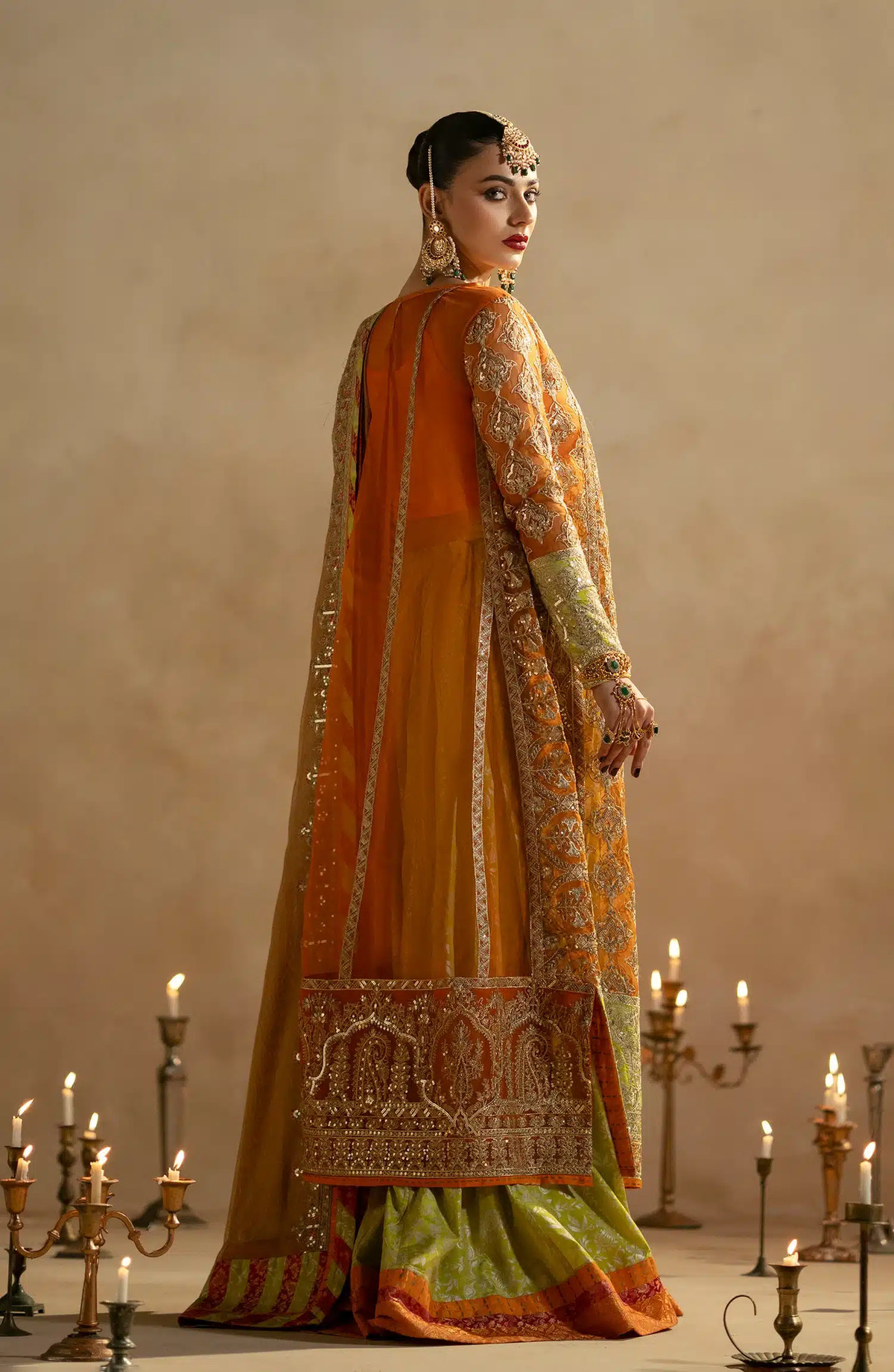 Maryum N Maria | Zamani Beghum Formals 23 | Citrine-(MW23-515) -  Maryum N Maria Bridal - Original Designer Dress - House of Maryam
