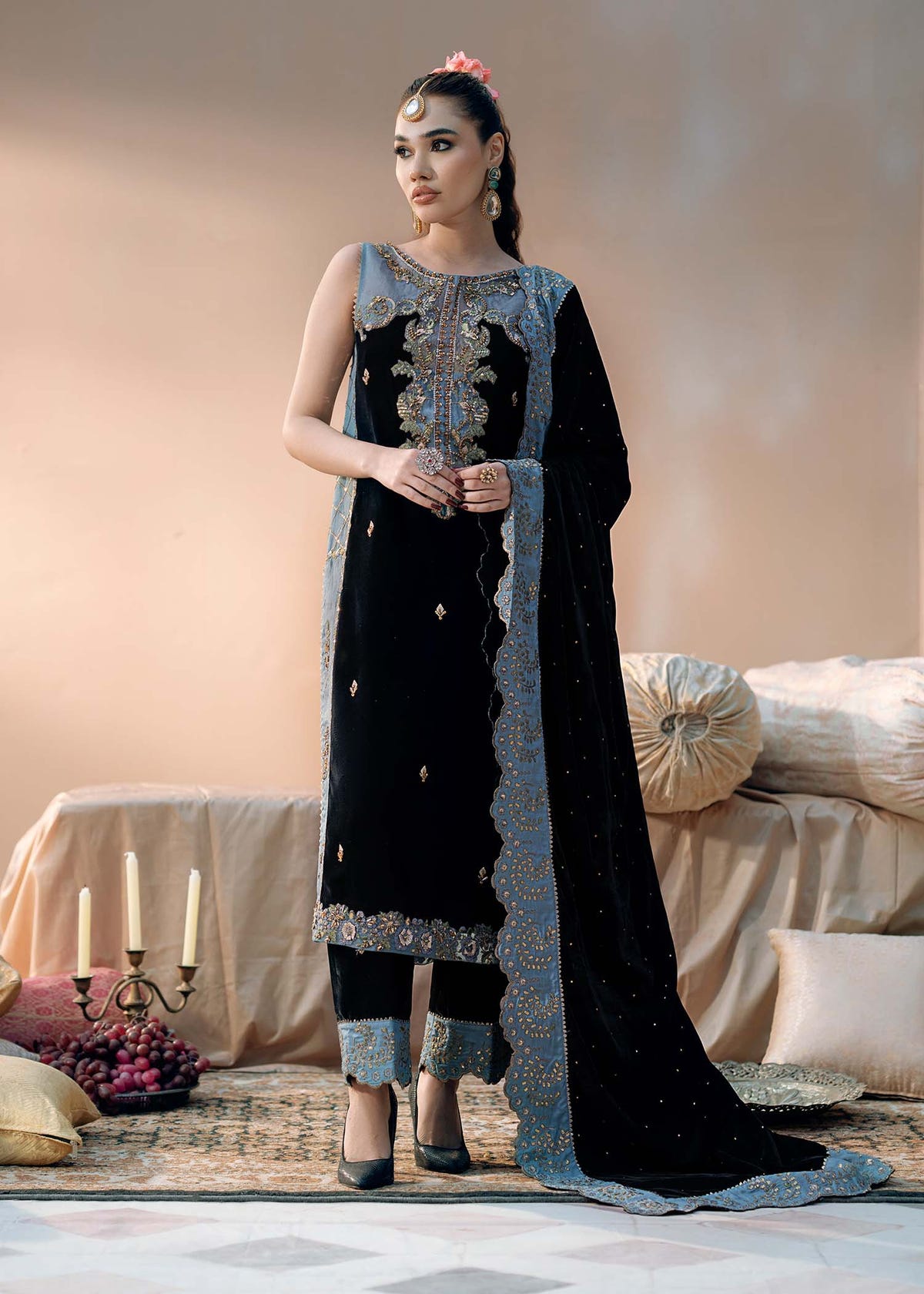 Fozia Khalid | Chamakh Dhamakh Wedding Festivity | Heer -  Fozia Khalid Ladies Clothes - Original Designer Dress - House of Maryam