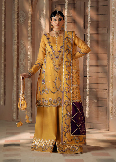 Fozia Khalid | Chamakh Dhamakh Wedding Festivity | Mayun -  Fozia Khalid Ladies Clothes - Original Designer Dress - House of Maryam