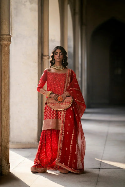 Erum Khan | Mannat Formals | Gulnaar -  Erum Khan Bridal - Original Designer Dress - House of Maryam