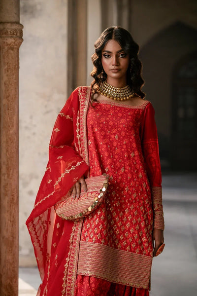 Erum Khan | Mannat Formals | Gulnaar -  Erum Khan Bridal - Original Designer Dress - House of Maryam
