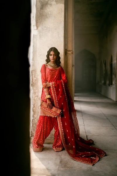 Erum Khan | Mannat Formals | Gulnaar -  Erum Khan Bridal - Original Designer Dress - House of Maryam