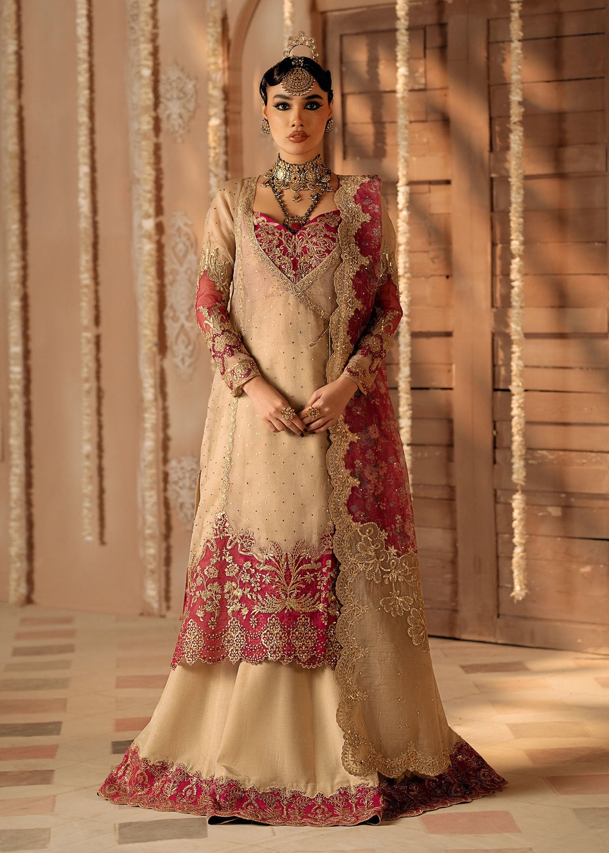 Fozia Khalid | Chamakh Dhamakh Wedding Festivity | Roka -  Fozia Khalid Ladies Clothes - Original Designer Dress - House of Maryam