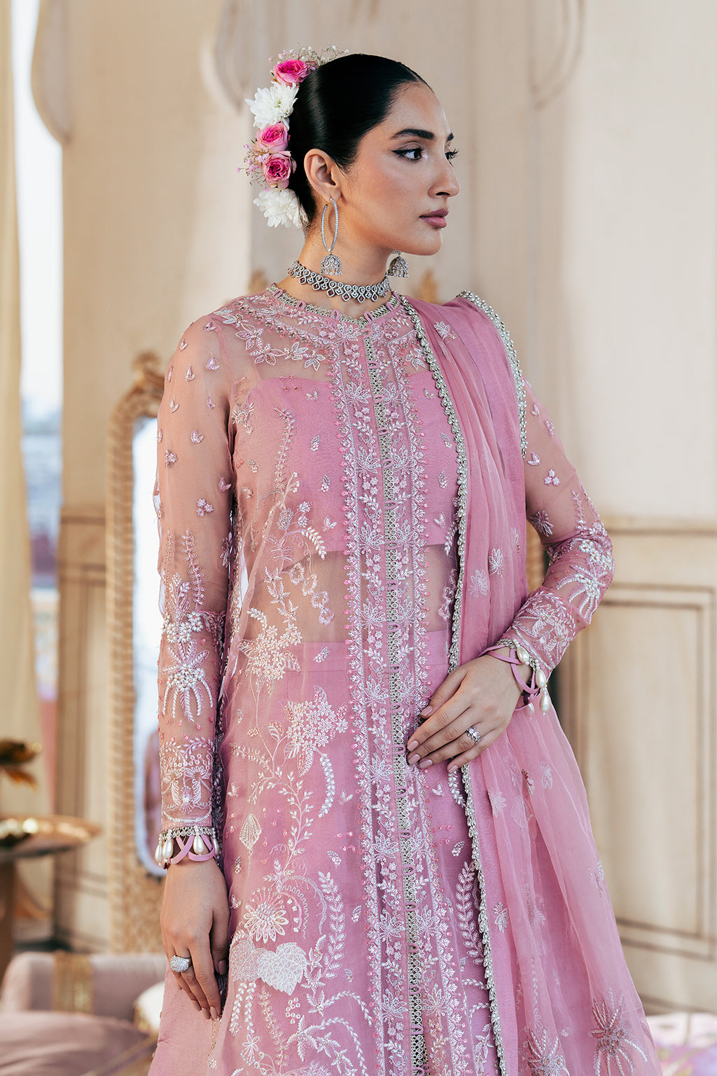 Saad Shaikh | Silsila Festive Collection | Leya by Designer Saad Shaikh - House of Maryam - Pakistani Designer Ethnic Wear in {{ shop.shopifyCountryName }}