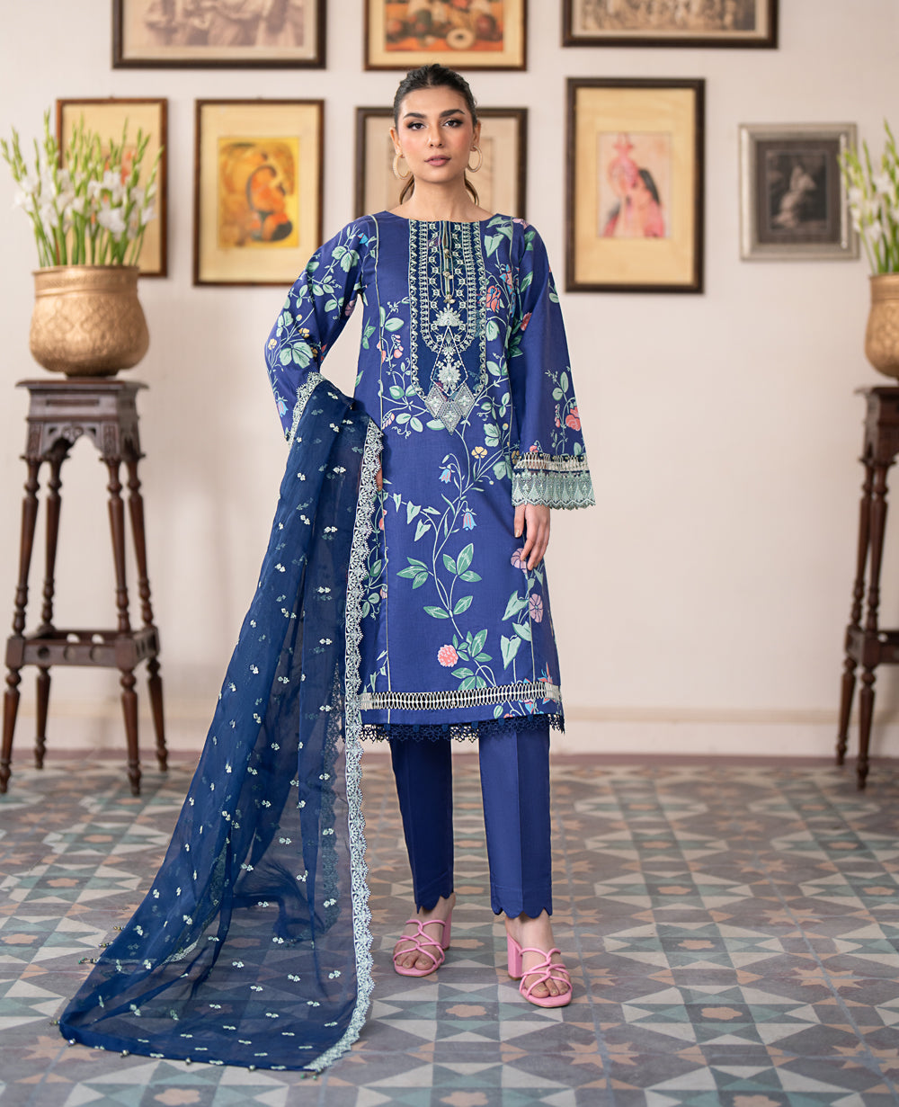 Xenia Formals | Summer Soiree Lawn | MONTAUK by Designer Xenia Formals - House of Maryam - Pakistani Designer Ethnic Wear in {{ shop.shopifyCountryName }}