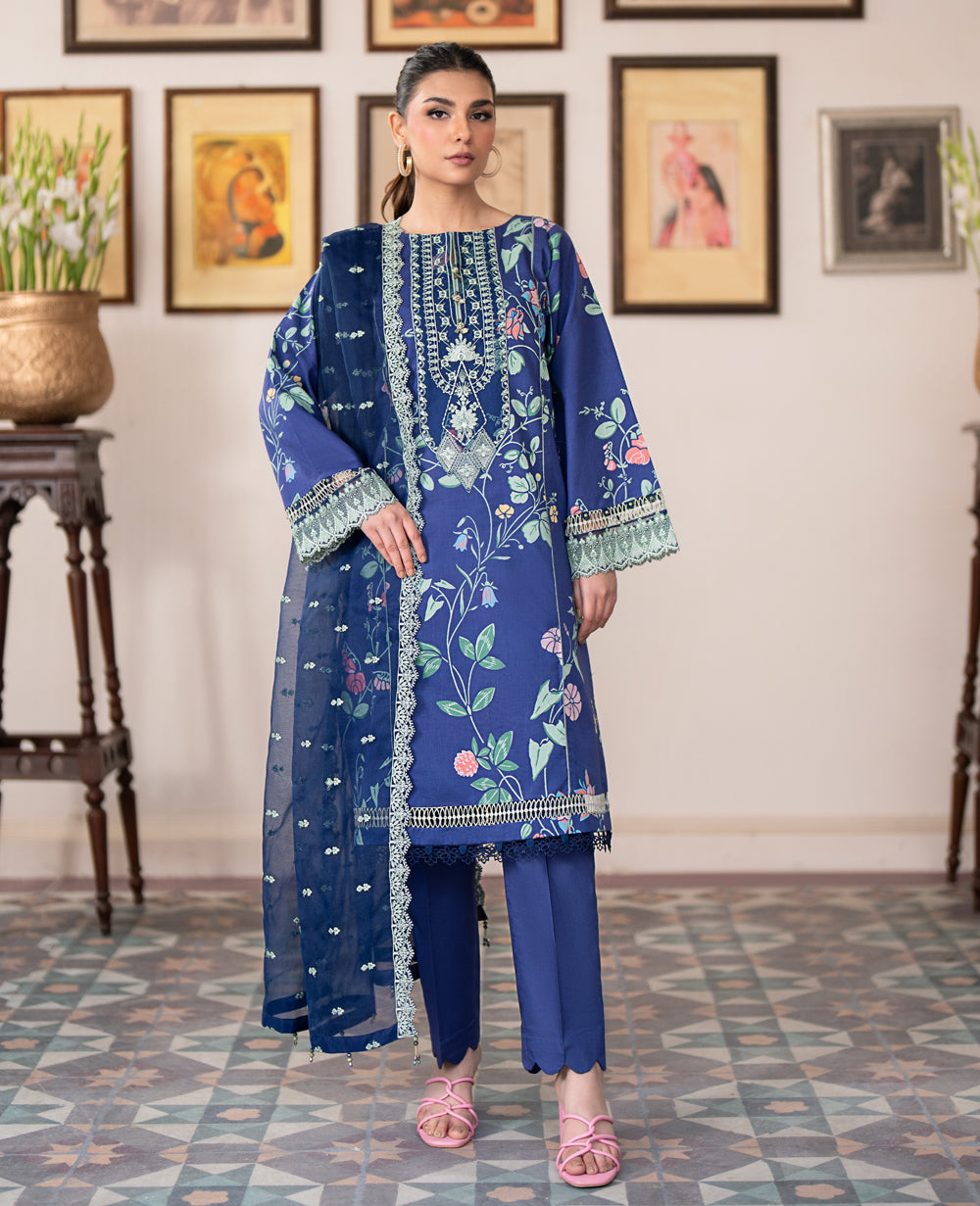 Xenia Formals | Summer Soiree Lawn | MONTAUK by Designer Xenia Formals - House of Maryam - Pakistani Designer Ethnic Wear in {{ shop.shopifyCountryName }}