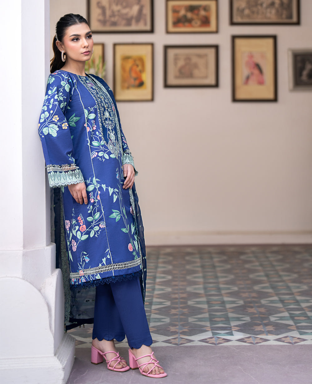 Xenia Formals | Summer Soiree Lawn | MONTAUK by Designer Xenia Formals - House of Maryam - Pakistani Designer Ethnic Wear in {{ shop.shopifyCountryName }}