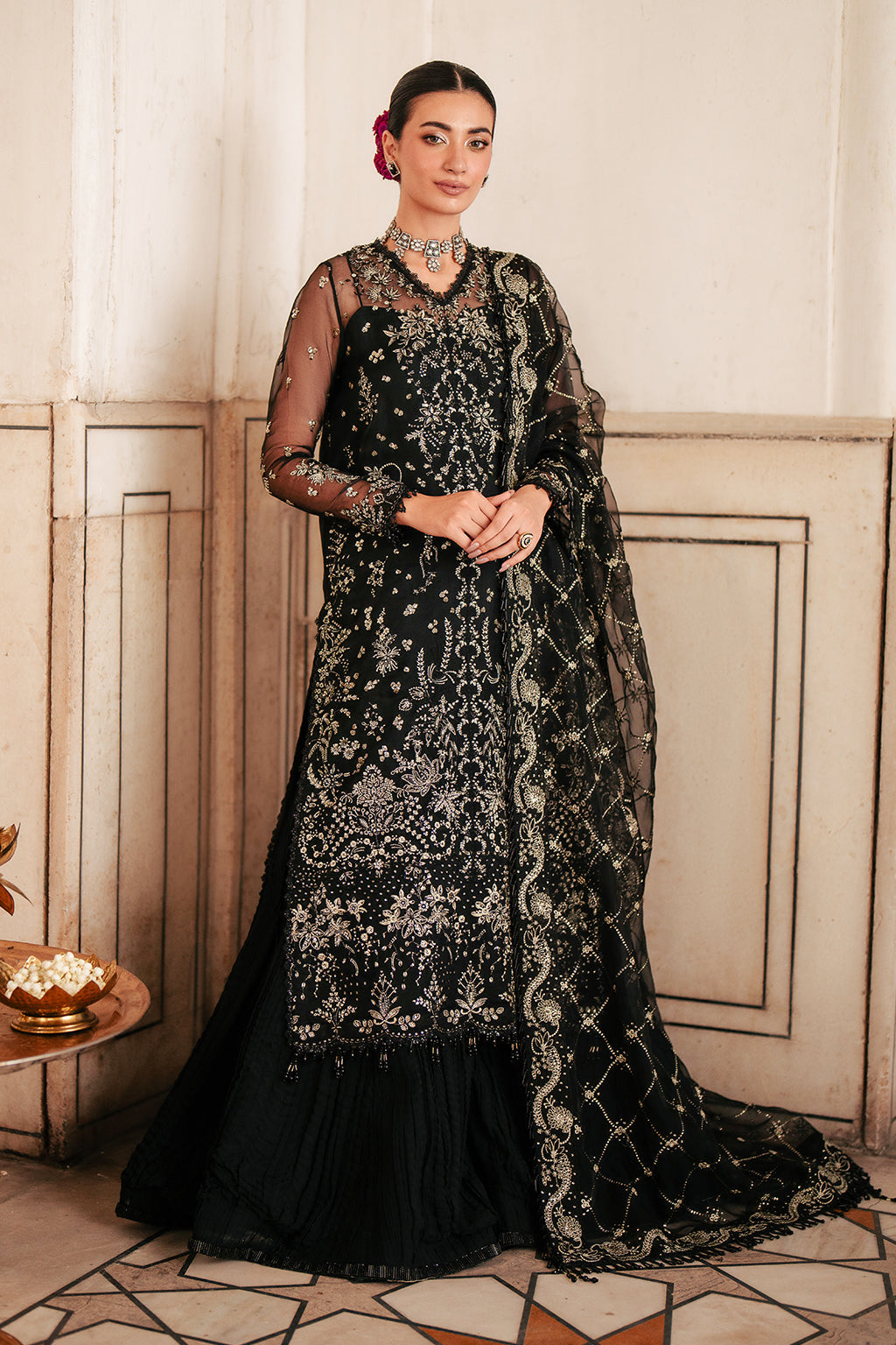 Saad Shaikh | Silsila Festive Collection | Amaya by Designer Saad Shaikh - House of Maryam - Pakistani Designer Ethnic Wear in {{ shop.shopifyCountryName }}