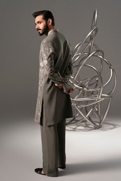 Republic By Omar Farooq | Luxury Rtw | 'Qasim' Kurta Pajama -  Republic by Omar Farooq Luxury RTW - Original Designer Dress - House of Maryam