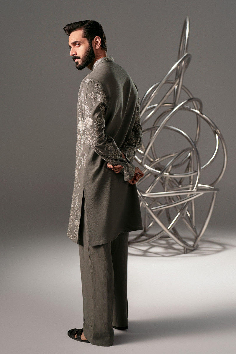 Republic By Omar Farooq | Luxury Rtw | 'Qasim' Kurta Pajama -  Republic by Omar Farooq Luxury RTW - Original Designer Dress - House of Maryam