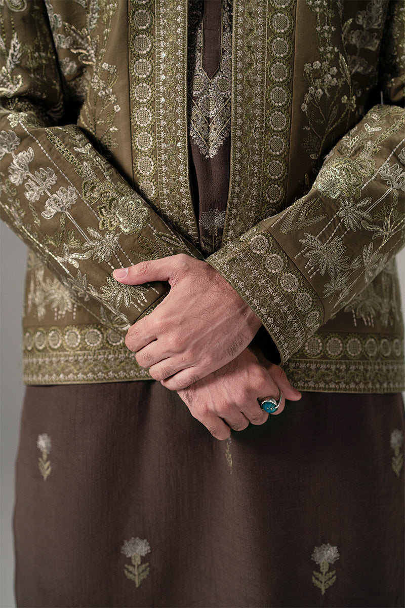 Republic By Omar Farooq | Luxury Rtw | 'Tufail' Kurta Pajama -  Republic by Omar Farooq Luxury RTW - Original Designer Dress - House of Maryam