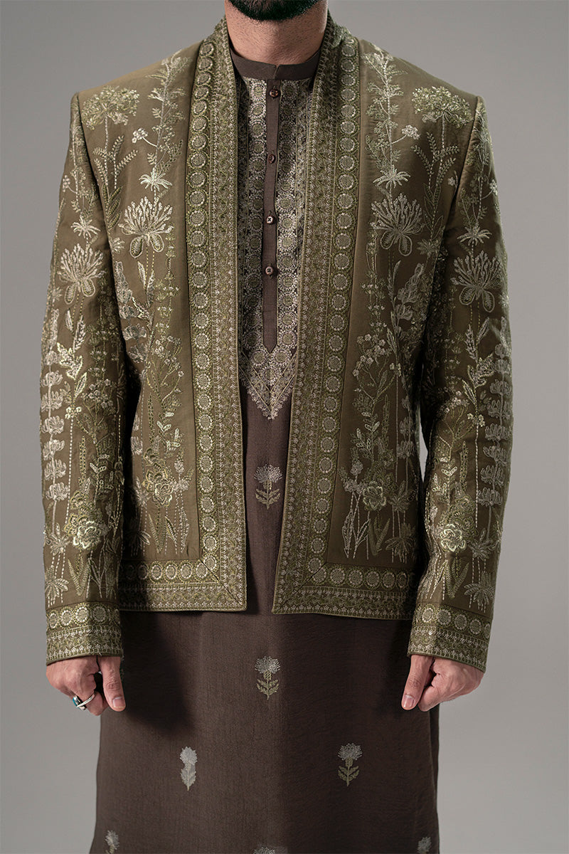 Republic By Omar Farooq | Luxury Rtw | 'Tufail' Kurta Pajama -  Republic by Omar Farooq Luxury RTW - Original Designer Dress - House of Maryam