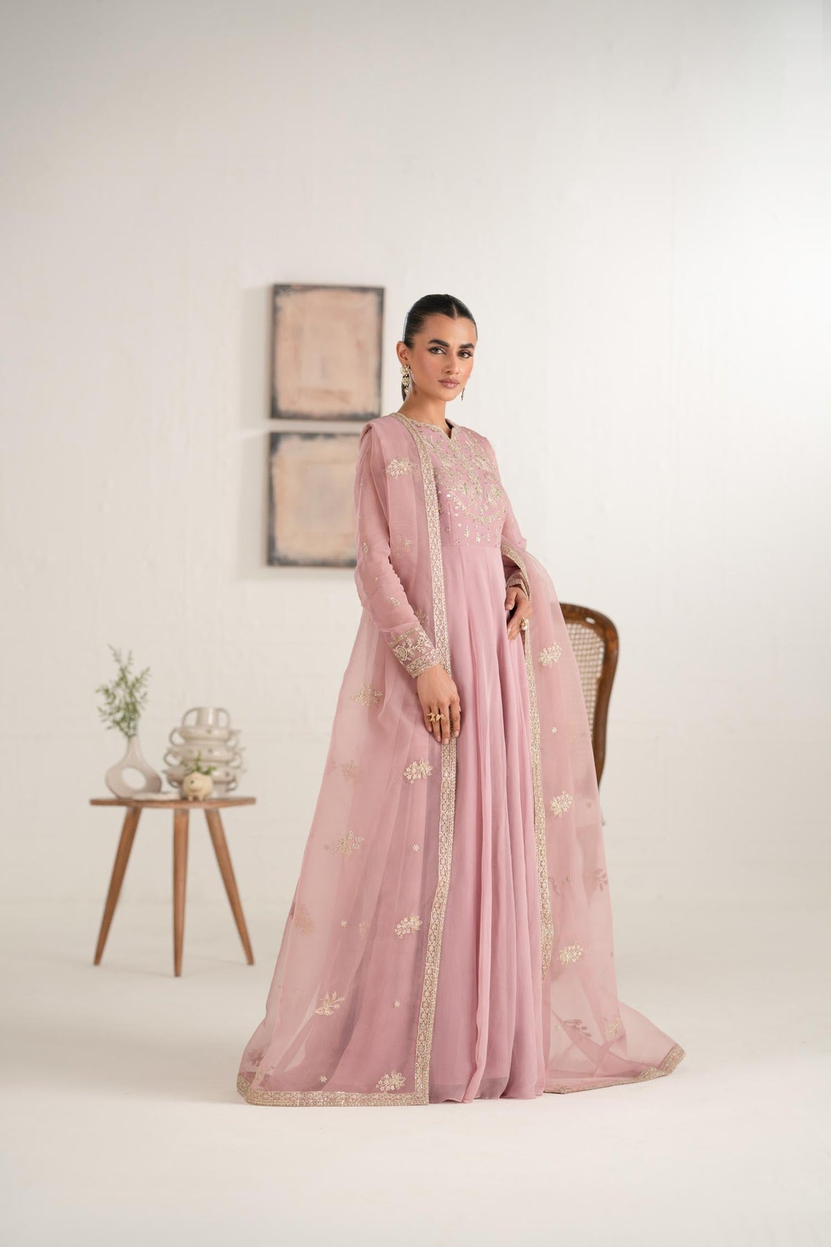 Akbar Aslam Feroza chiffon formal pret, photo 3