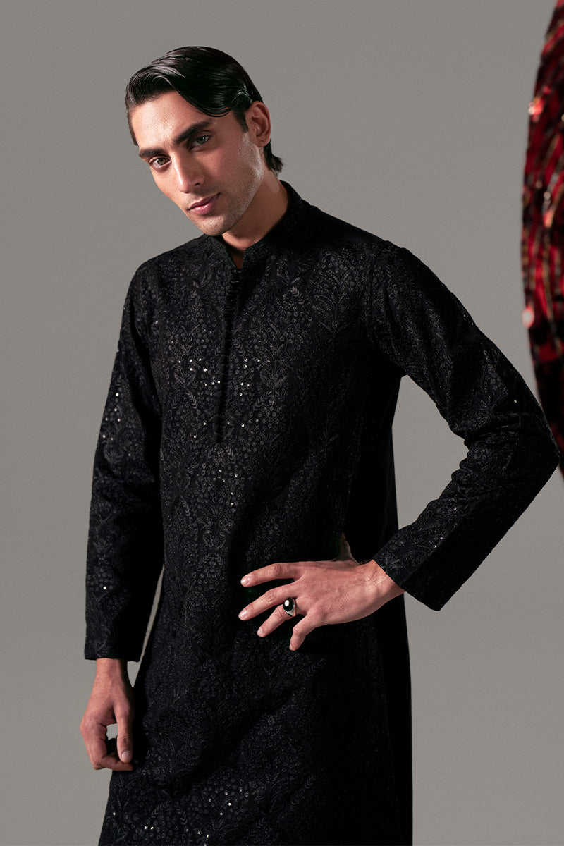 Republic By Omar Farooq | Luxury Rtw | 'Atiq' Kurta Pajama -  Republic by Omar Farooq Luxury RTW - Original Designer Dress - House of Maryam