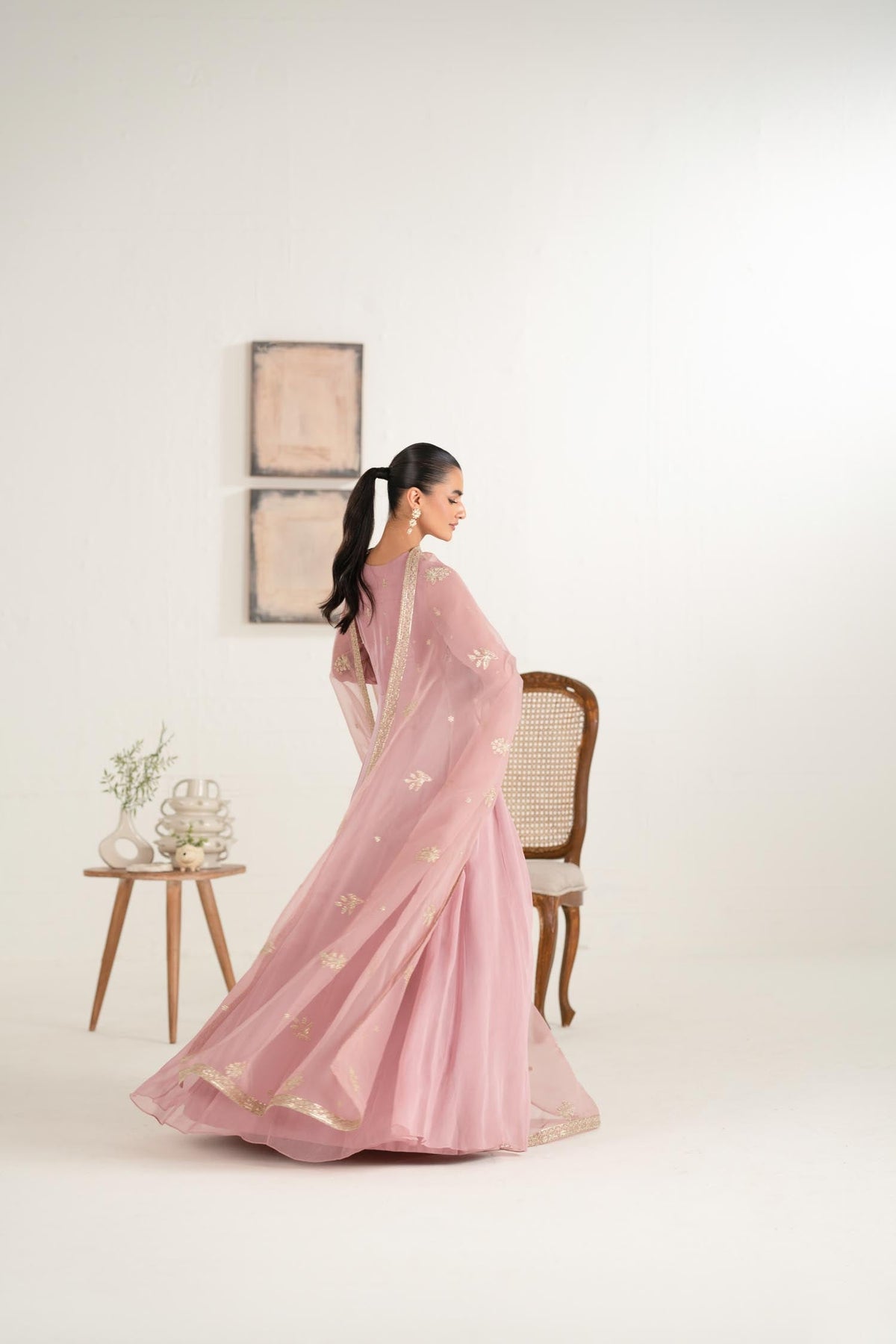 Akbar Aslam Feroza chiffon formal pret, photo 7