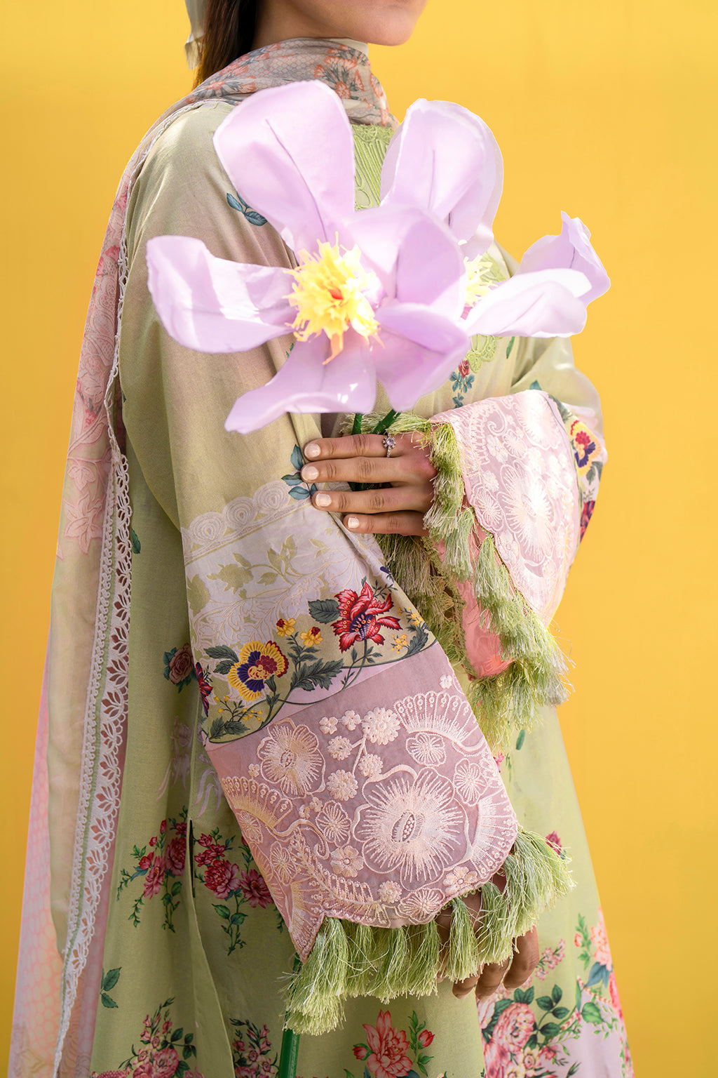 Sardinia | Cocktail Luxury Lawn | BASIL -  Sardinia Luxury - Original Designer Dress - House of Maryam