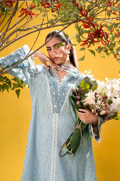 Sardinia | Cocktail Luxury Lawn | BLUEBELLS -  Sardinia Luxury - Original Designer Dress - House of Maryam