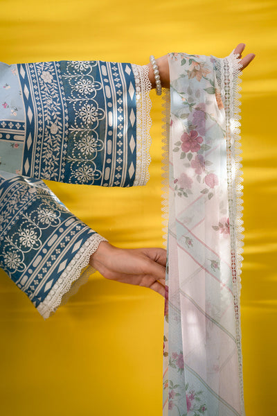 Sardinia | Cocktail Luxury Lawn | BLUEBELLS -  Sardinia Luxury - Original Designer Dress - House of Maryam