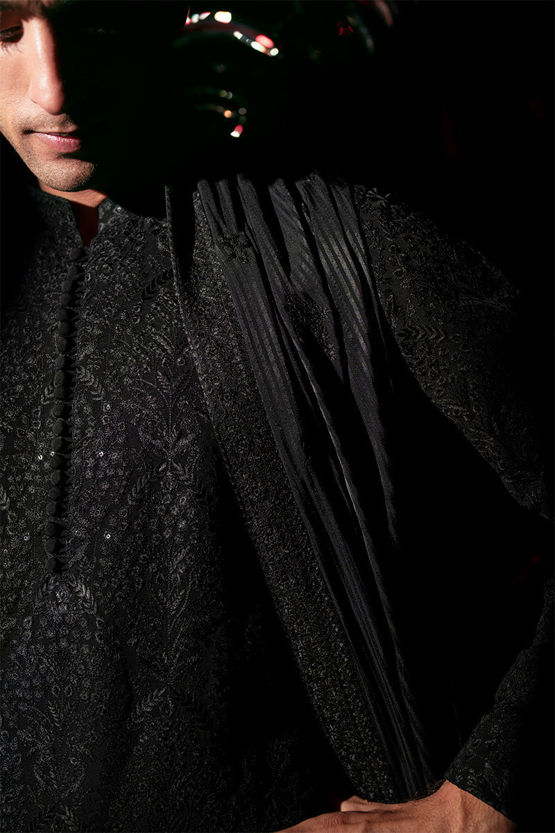 Republic By Omar Farooq | Luxury Rtw | 'Atiq' Shawl -  Republic by Omar Farooq Luxury RTW - Original Designer Dress - House of Maryam