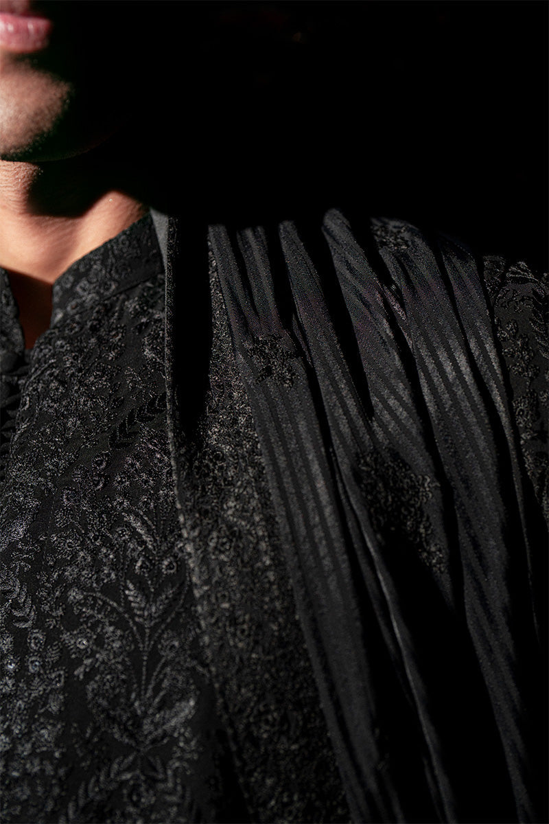 Republic By Omar Farooq | Luxury Rtw | 'Atiq' Shawl -  Republic by Omar Farooq Luxury RTW - Original Designer Dress - House of Maryam