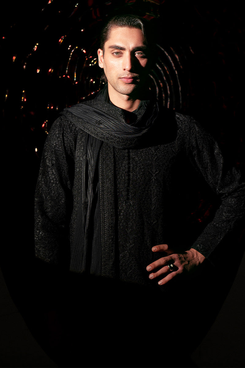 Republic By Omar Farooq | Luxury Rtw | 'Atiq' Shawl -  Republic by Omar Farooq Luxury RTW - Original Designer Dress - House of Maryam