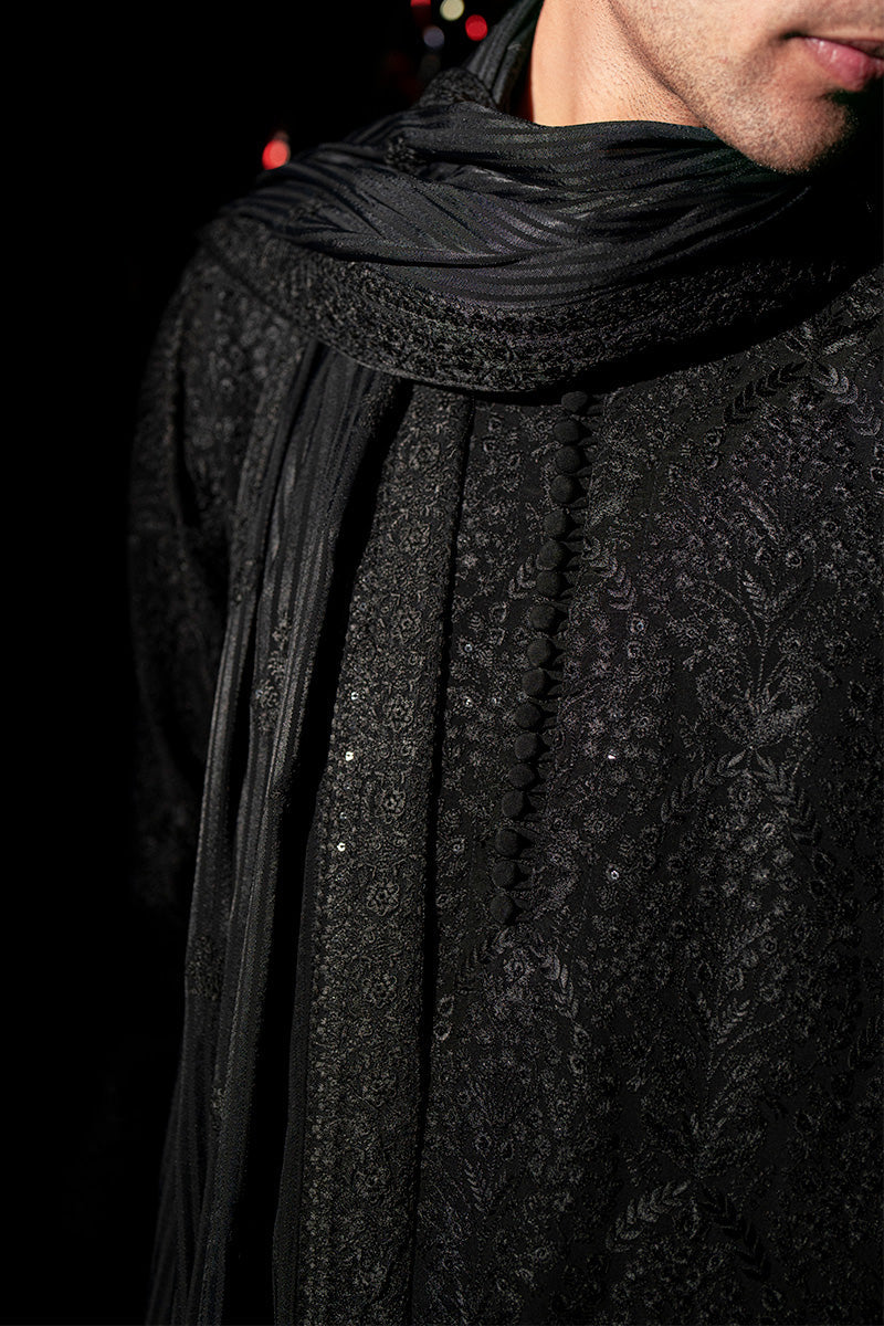 Republic By Omar Farooq | Luxury Rtw | 'Atiq' Shawl -  Republic by Omar Farooq Luxury RTW - Original Designer Dress - House of Maryam