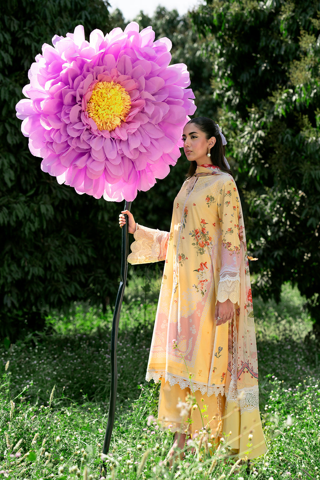 Sardinia | Cocktail Luxury Lawn | DAISY -  Sardinia Luxury - Original Designer Dress - House of Maryam