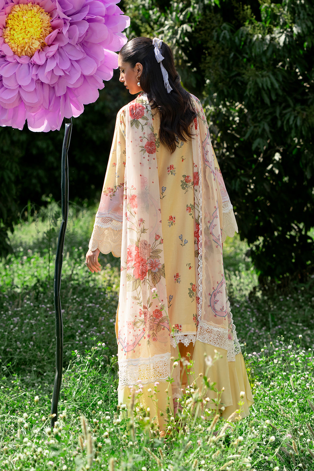 Sardinia | Cocktail Luxury Lawn | DAISY -  Sardinia Luxury - Original Designer Dress - House of Maryam