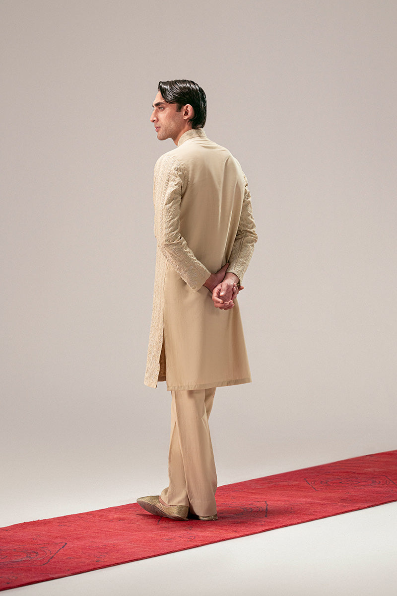 Republic By Omar Farooq | Luxury Rtw | 'Mehtab' Sherwani Kurta -  Republic by Omar Farooq Luxury RTW - Original Designer Dress - House of Maryam